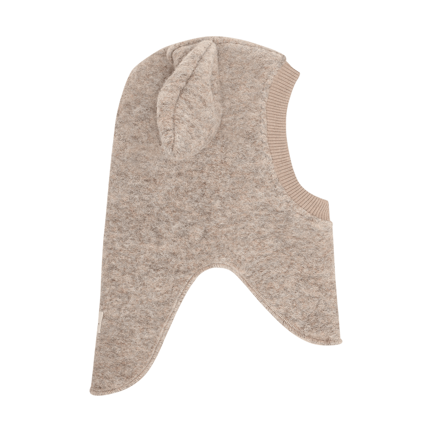 Huttelihut Balaclava Ears Wool - Camel Melange - Princess and the Pea Boutique
