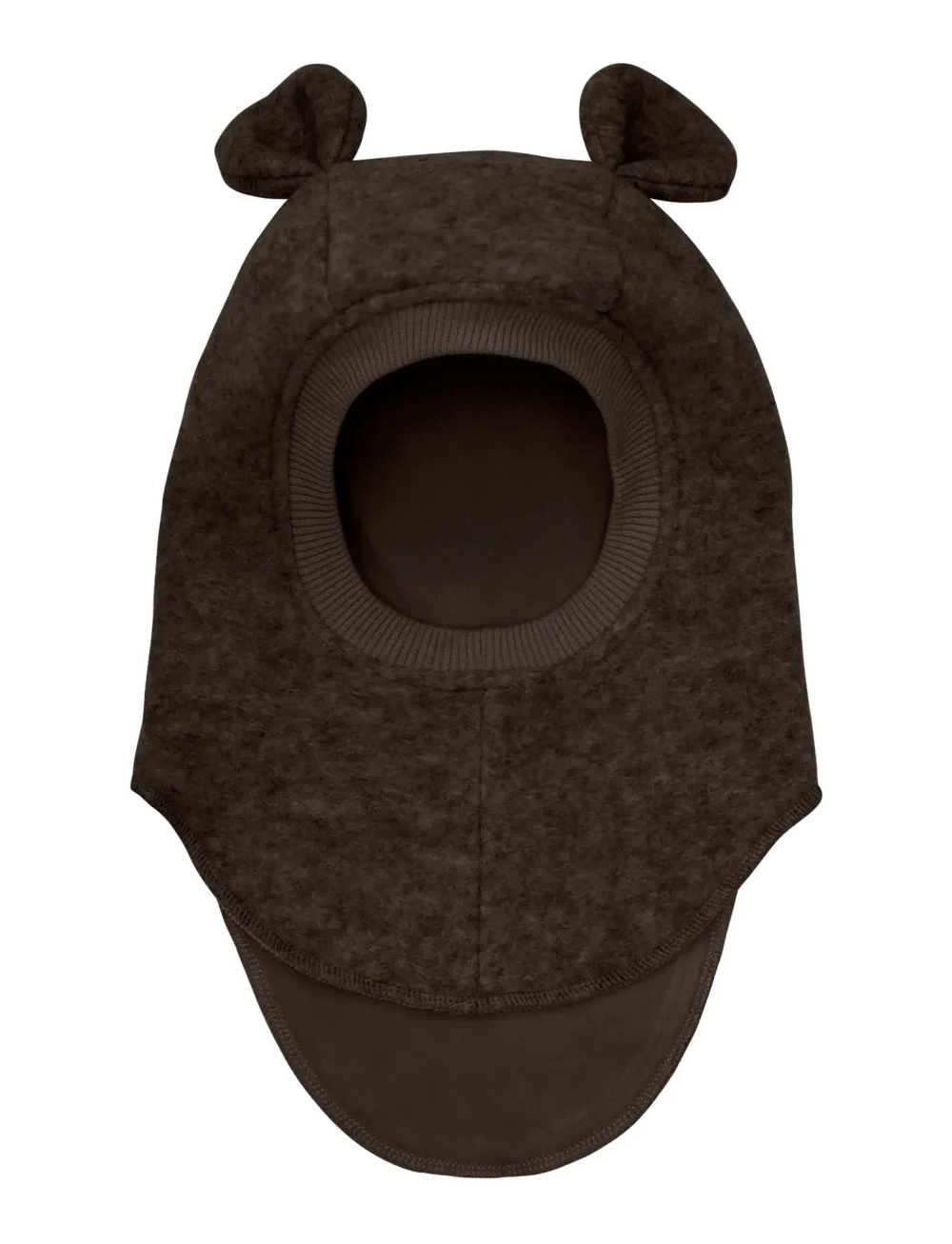 HUTTELiHUT Balaclava Ears Wool - Dark Brown Melange - Princess and the Pea Boutique