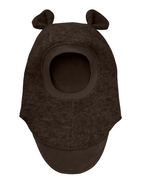 HUTTELiHUT Balaclava Ears Wool - Dark Brown Melange - Princess and the Pea Boutique