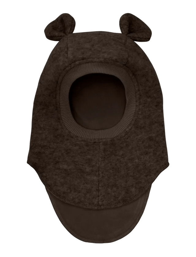 HUTTELiHUT Balaclava Ears Wool - Dark Brown Melange - Princess and the Pea Boutique