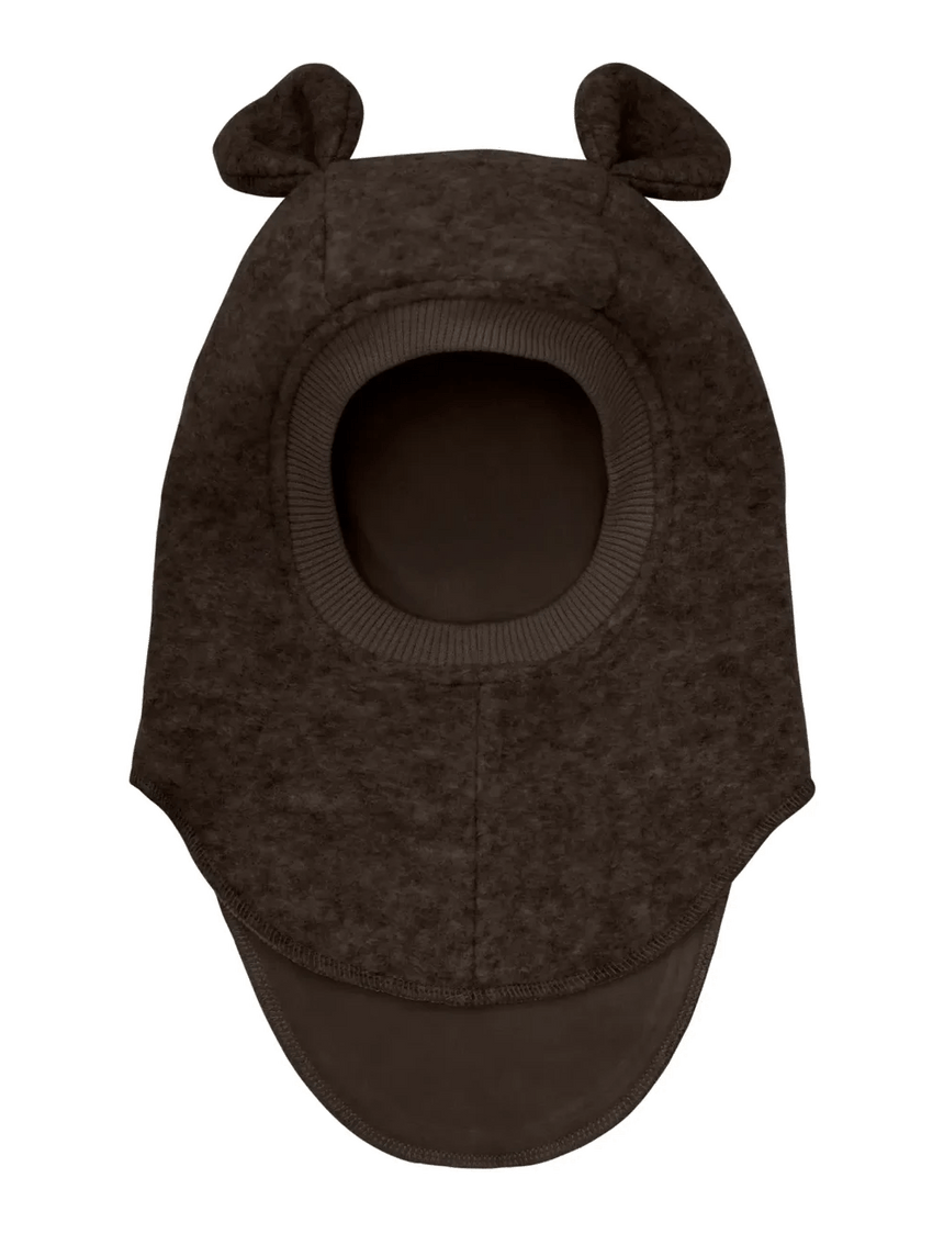 HUTTELiHUT Balaclava Ears Wool - Dark Brown Melange - Princess and the Pea Boutique