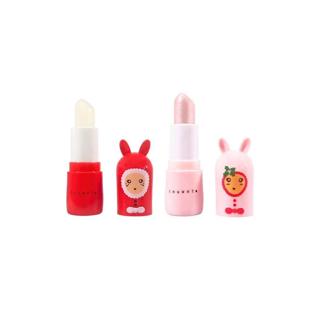 Inuwet Lip Balm Duo - Christmas Wreath Mango Candy Cane - Princess and the Pea Boutique