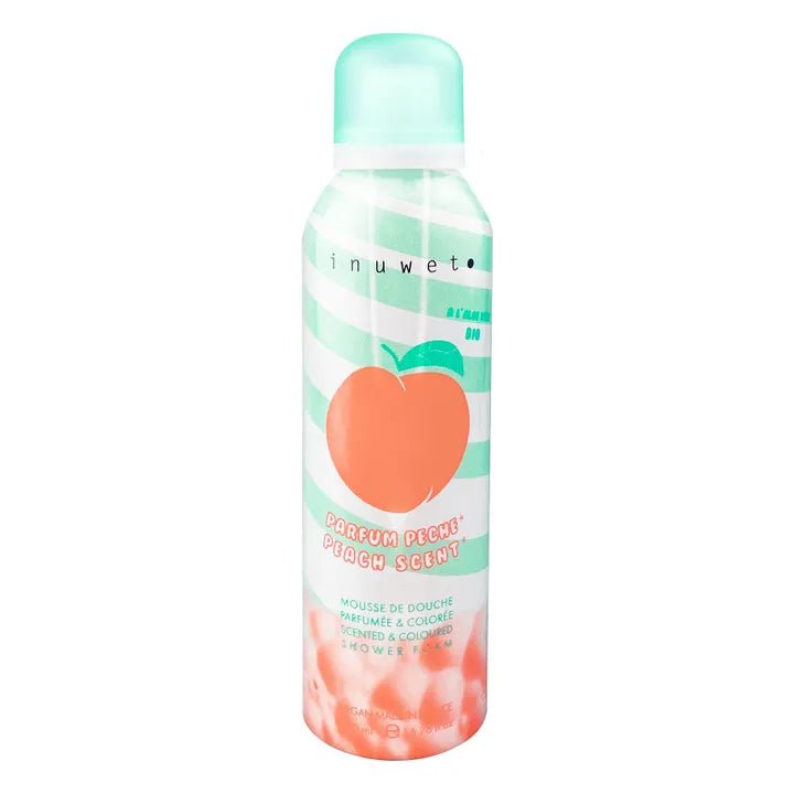 Inuwet Peach shower foam - 200ml - Princess and the Pea Boutique