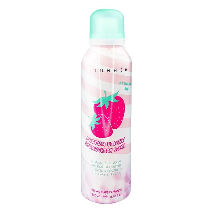 Inuwet Strawberry shower foam - 200ml - Princess and the Pea Boutique