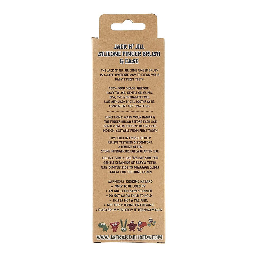 Jack N' Jill Finger Brush (6 - 12months) - Princess and the Pea Boutique