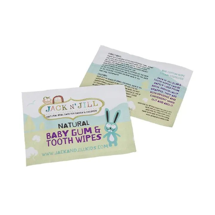 Jack N' Jill Kids - Gum and Tooth Wipes - Princess and the Pea Boutique