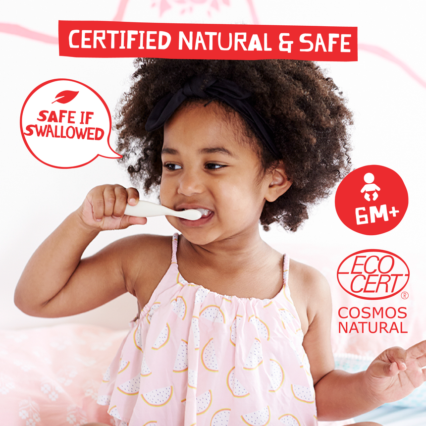 Jack N' Jill Natural Toothpaste 50G Single Tube - Apple - Princess and the Pea Boutique