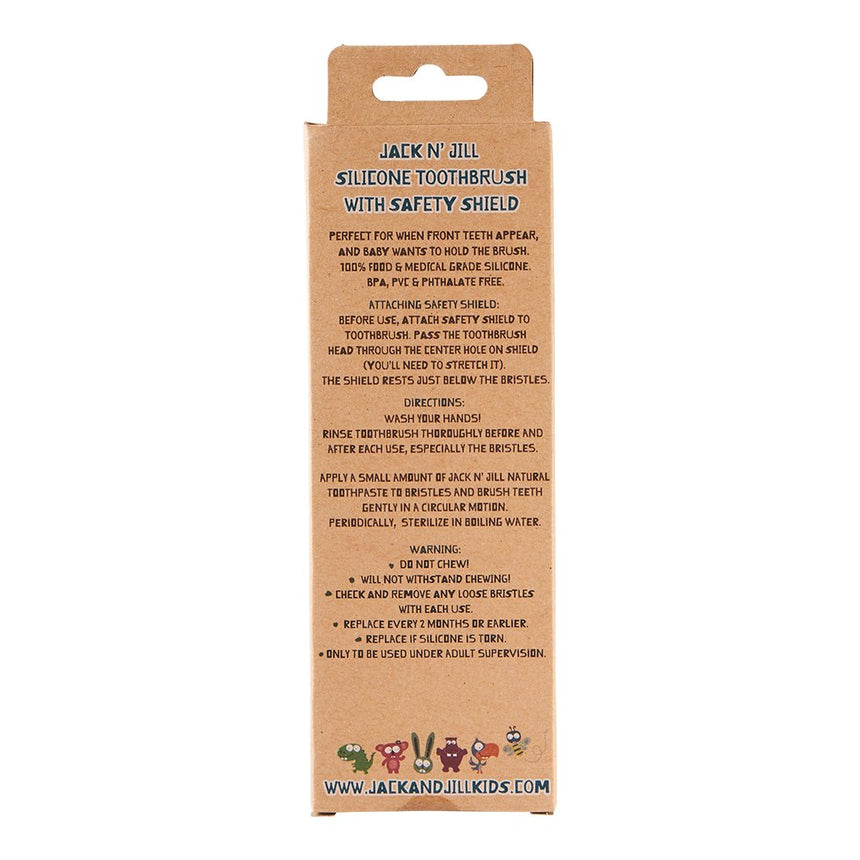 Jack N' Jill Stage 2 - Silicone Toothbrush (12 - 24mths) - Princess and the Pea Boutique