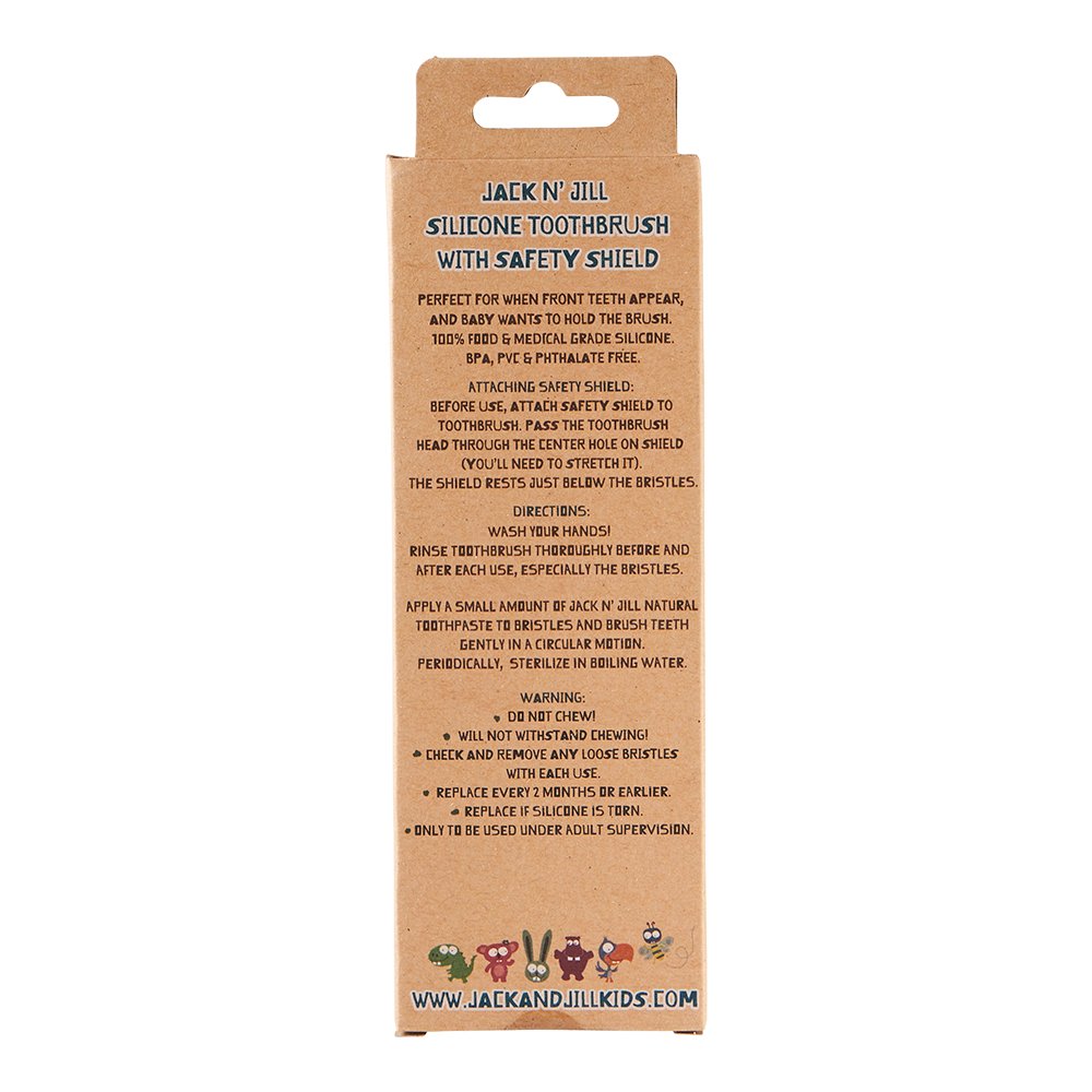 Jack N' Jill Stage 2 - Silicone Toothbrush (12 - 24mths) - Princess and the Pea Boutique