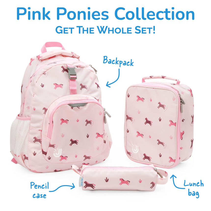 Jan N Jul Kids Backpacks - Pink Ponies - Princess and the Pea Boutique