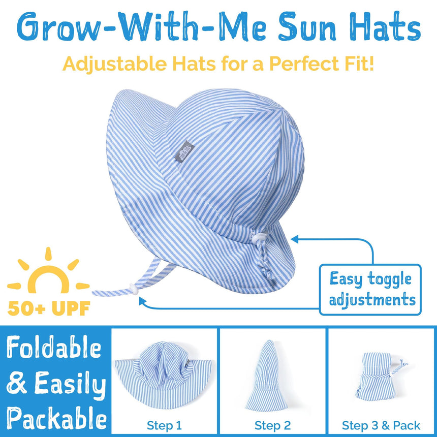 Jan N Jul Kids Cotton Floppy Hats - Strawberry - Princess and the Pea Boutique