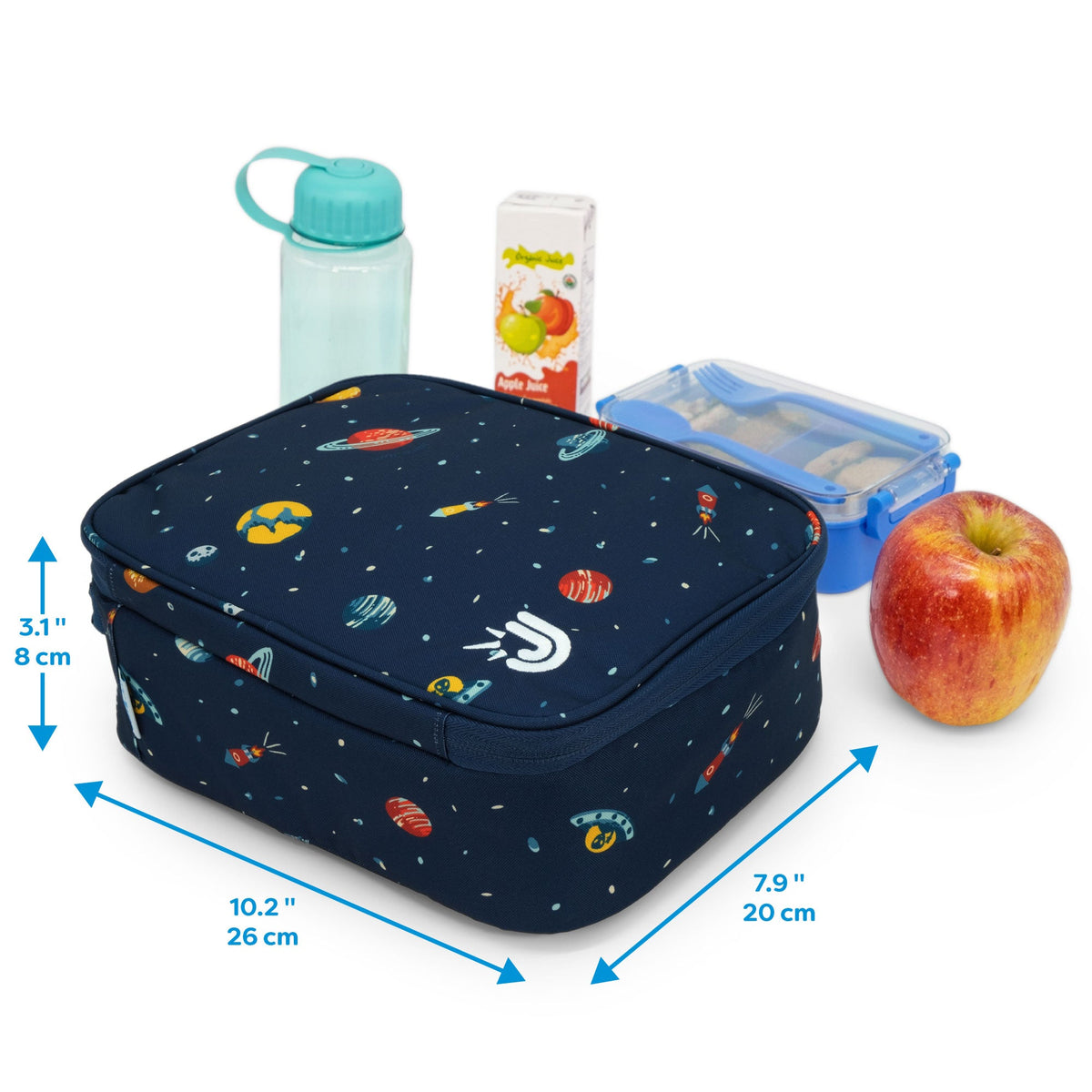 Jan N Jul Kids Lunch Bag - Planet Patrol - Princess and the Pea Boutique