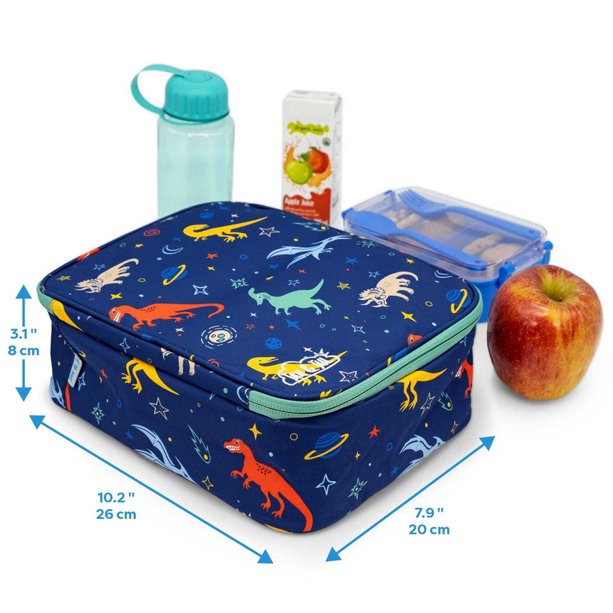 Jan N Jul Kids Lunch Bag - Space Dinos - Princess and the Pea Boutique