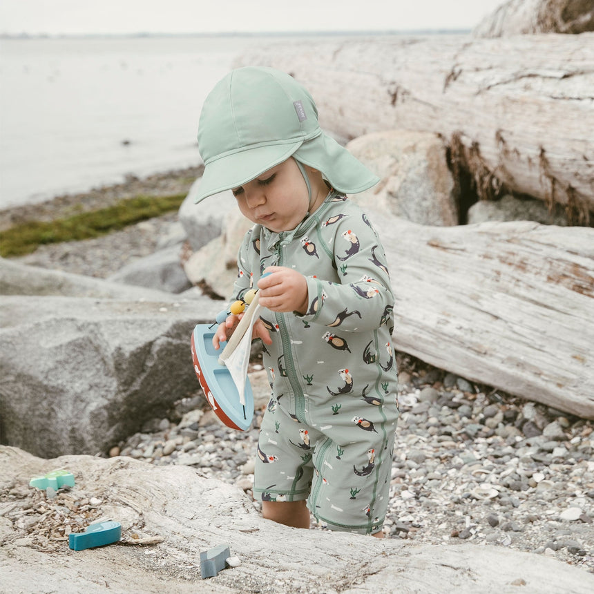 Jan N Jul Kids One Piece UV Sun Suit - Otter - Princess and the Pea Boutique