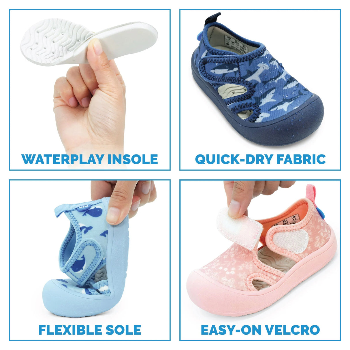 Jan N Jul Kids Sunny Breeze Sandals - Dinoland - Princess and the Pea Boutique