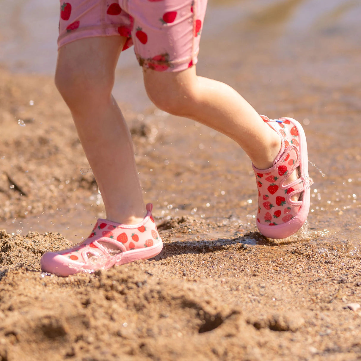 Jan N Jul Kids Sunny Breeze Sandals - Pink Strawberry - Princess and the Pea Boutique