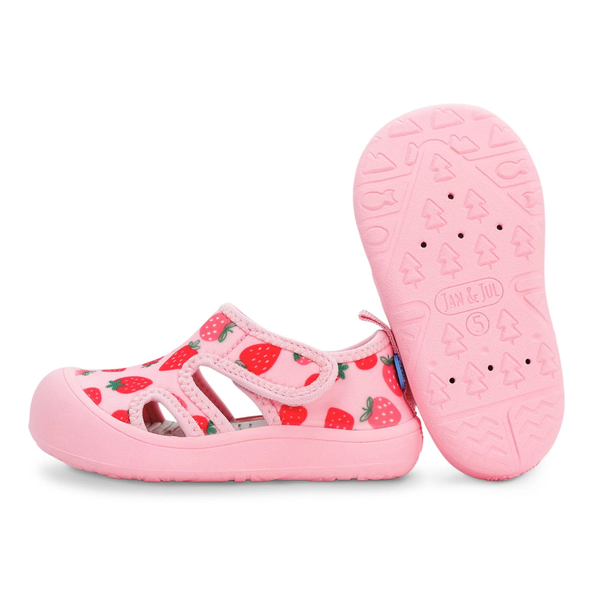 Jan N Jul Kids Sunny Breeze Sandals - Pink Strawberry - Princess and the Pea Boutique