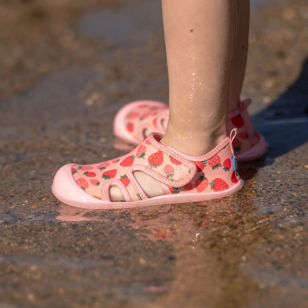 Jan N Jul Kids Sunny Breeze Sandals - Pink Strawberry - Princess and the Pea Boutique