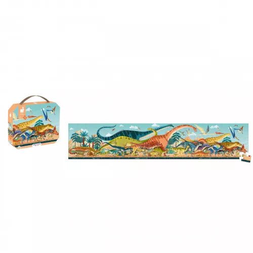 Janod 100 Piece Children’s Jigsaw Puzzle PANORAMIC DINO - Princess and the Pea Boutique
