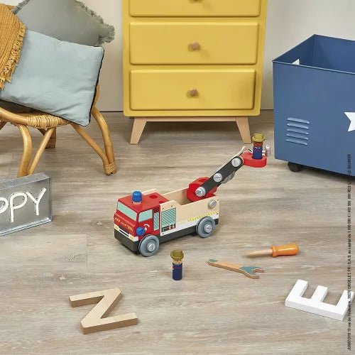 Janod Brico'kids Fire Engine - Princess and the Pea Boutique