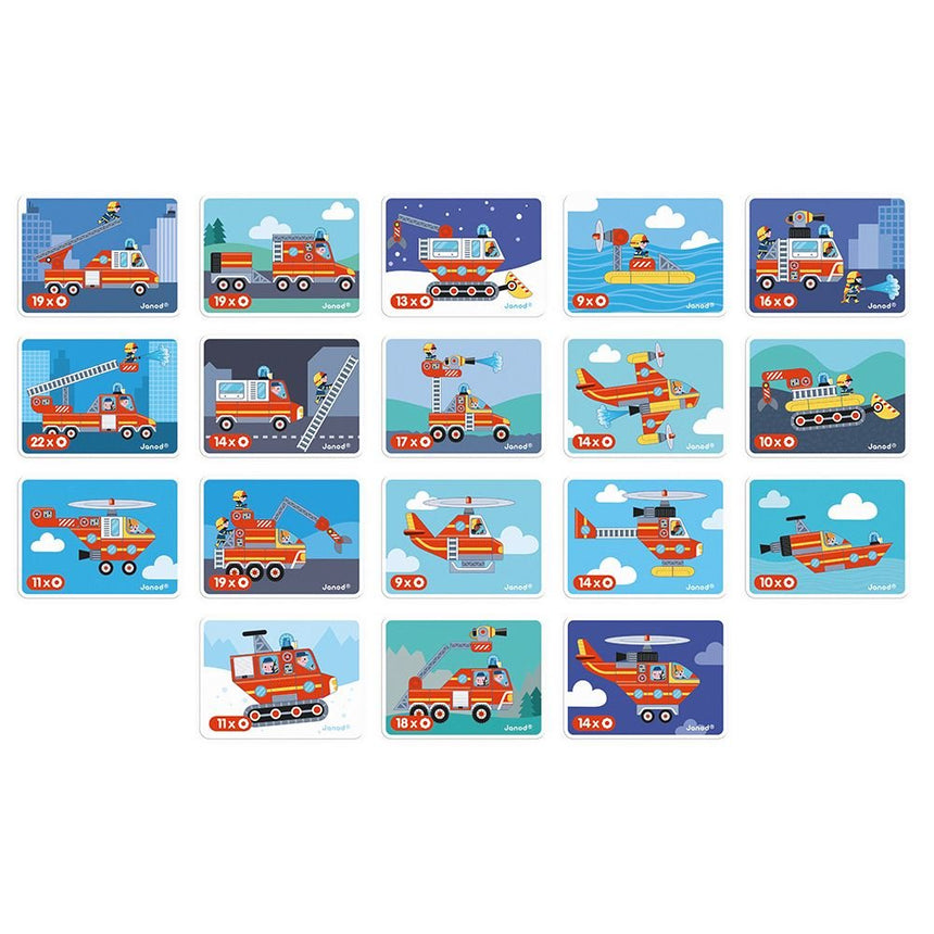 Janod Magnetibook - Firefighter - Princess and the Pea Boutique