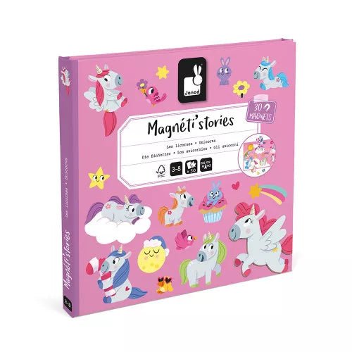 Janod Magnetistories - Unicorns 30pcs - Princess and the Pea Boutique