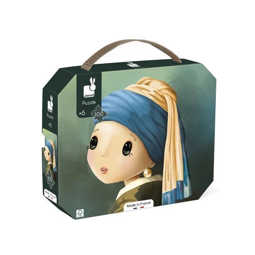 Janod Vermeer - inspired puzzle 100 pieces - Princess and the Pea Boutique