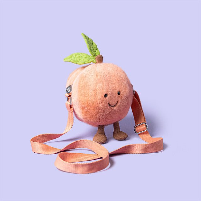 Jellycat Amuseables Peach Shoulder Bag - Princess and the Pea Boutique