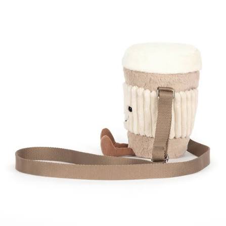 Jellycat Amuseables Perkle Coffee Shoulder Bag - Princess and the Pea Boutique