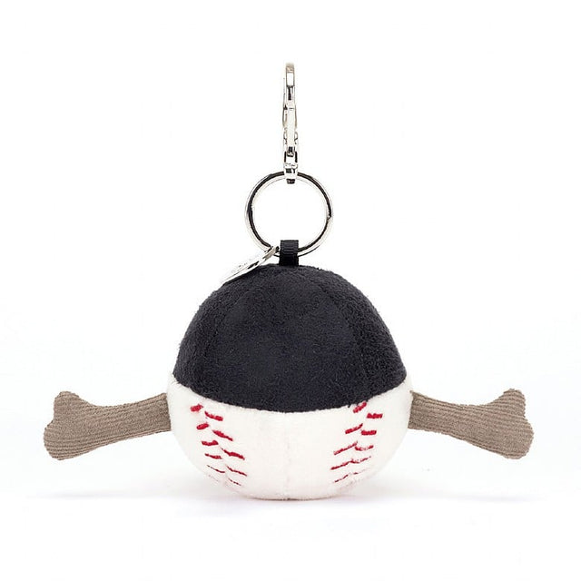 Jellycat Amuseables Sports Baseball Bag Charm - Princess and the Pea Boutique