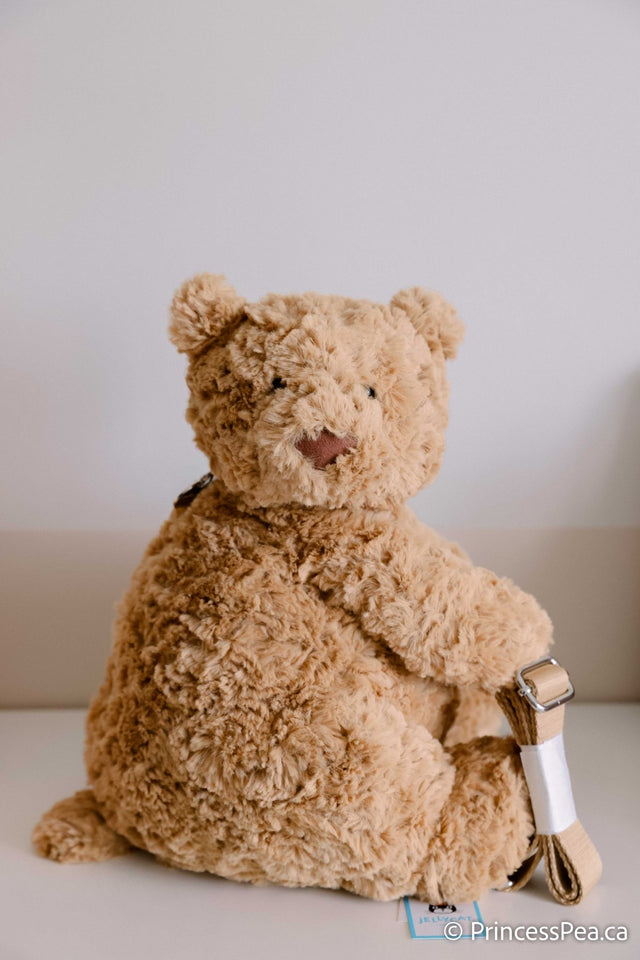 Jellycat Bartholomew Bear Backpack - Princess and the Pea Boutique