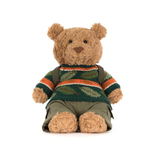 Jellycat Bartholomew Bear Hiking Outfit - Princess and the Pea Boutique