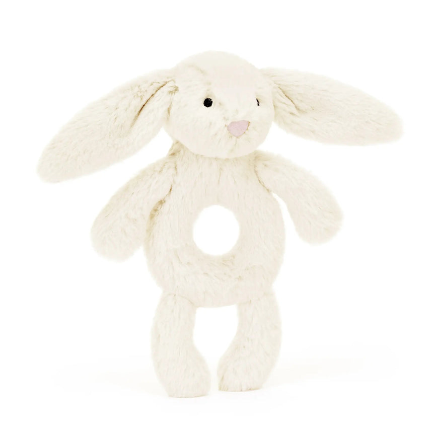 Jellycat Bashful Cream Ring Rattle - Princess and the Pea Boutique