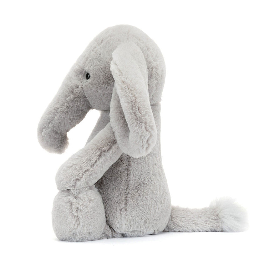 Jellycat Bashful Luxe Thuddeus Elephant Medium - Princess and the Pea Boutique