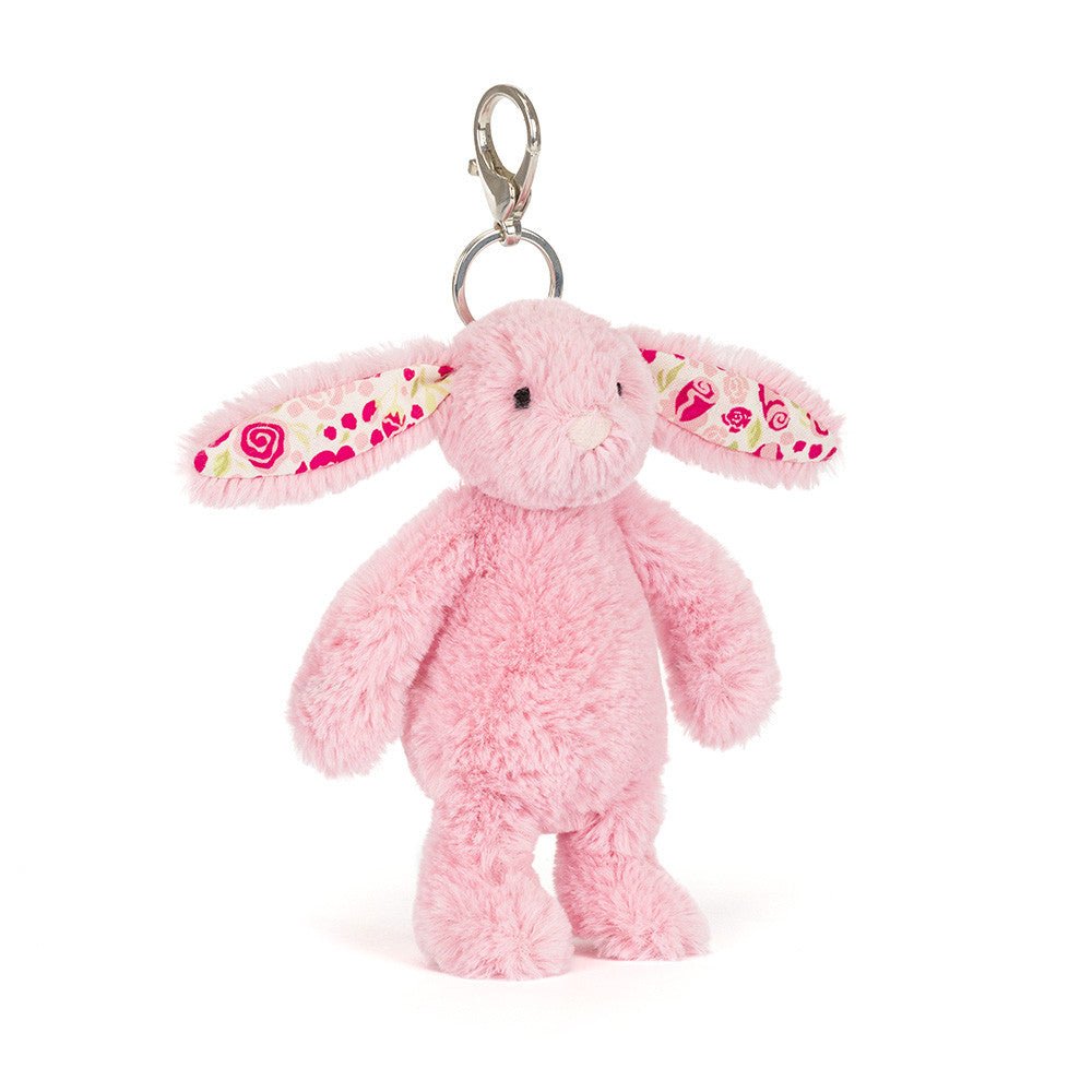 Jellycat Blushkin Blossom Bunny Bag Charm - Princess and the Pea Boutique