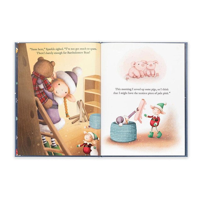 Jellycat Library - Eldo Elf and the Patchwork Bashful Bunny Book - Princess and the Pea Boutique
