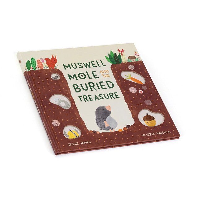 Jellycat Muswell Mole and the Buried Treasure Book - Princess and the Pea Boutique
