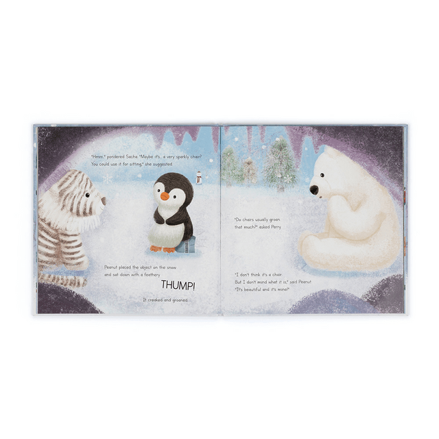 Jellycat Peanut Penguin’s Perfect Book - Princess and the Pea Boutique