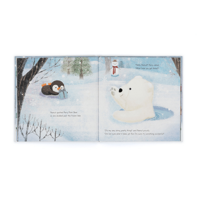 Jellycat Peanut Penguin’s Perfect Book - Princess and the Pea Boutique