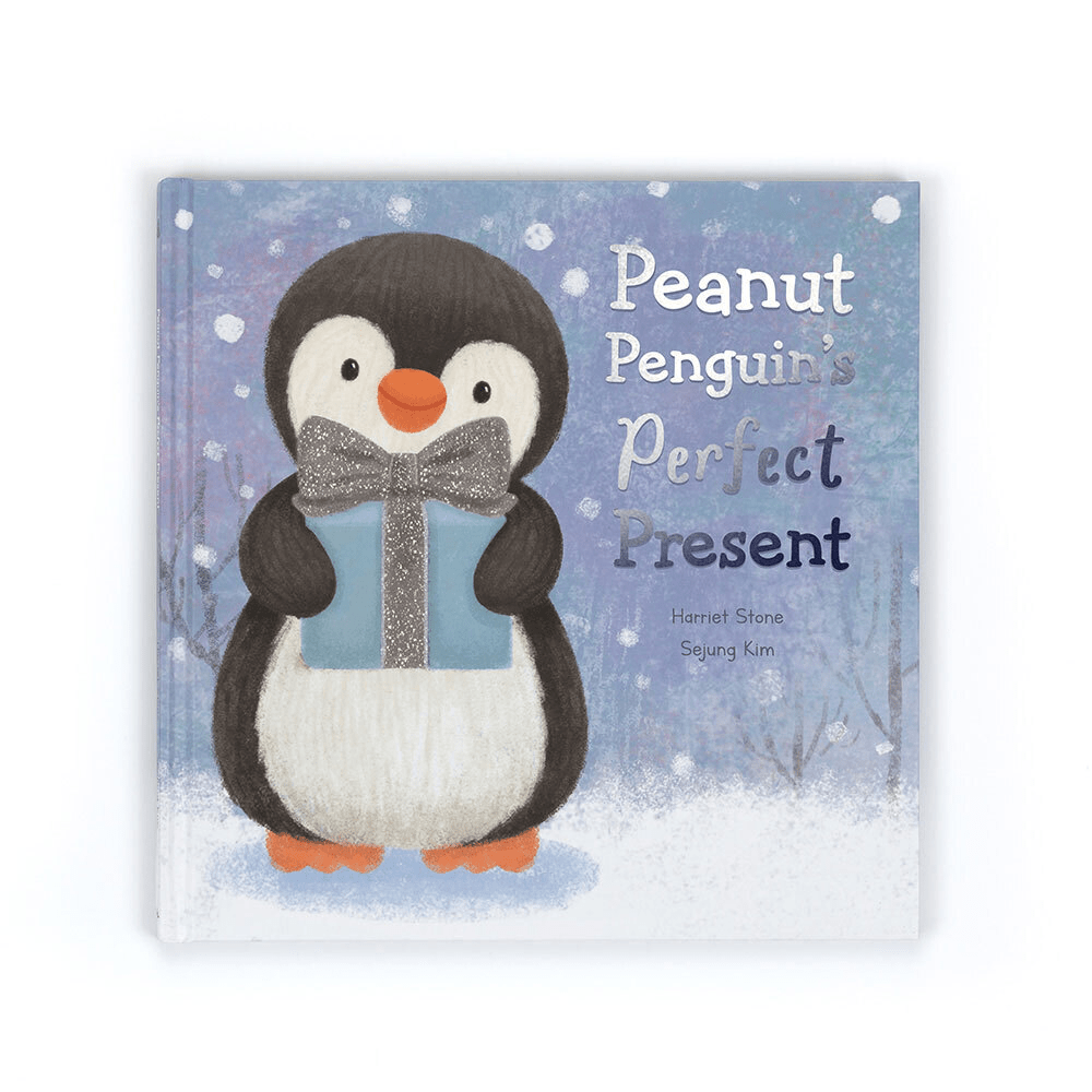 Jellycat Peanut Penguin’s Perfect Book - Princess and the Pea Boutique