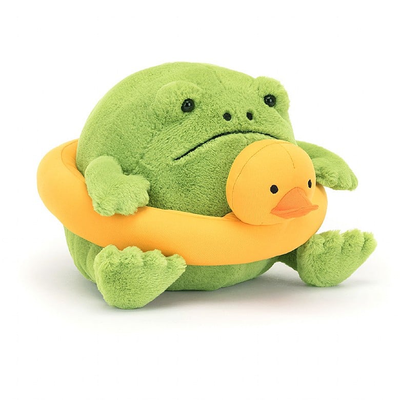 Jellycat Ricky Rain Frog Rubber Ring - Princess and the Pea Boutique