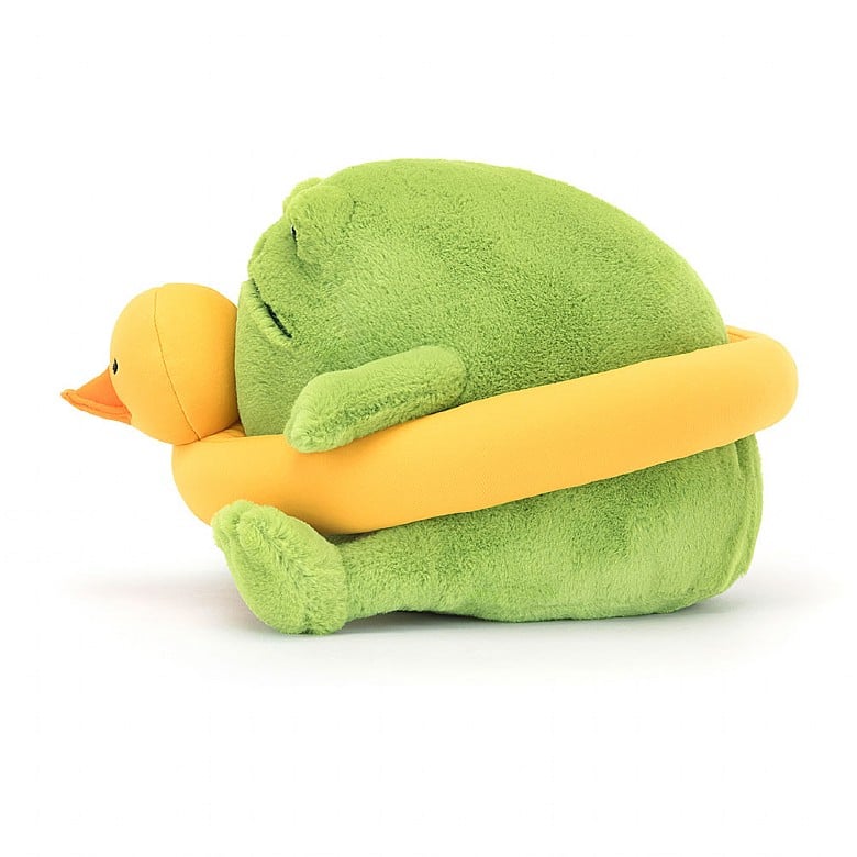Jellycat Ricky Rain Frog Rubber Ring - Princess and the Pea Boutique