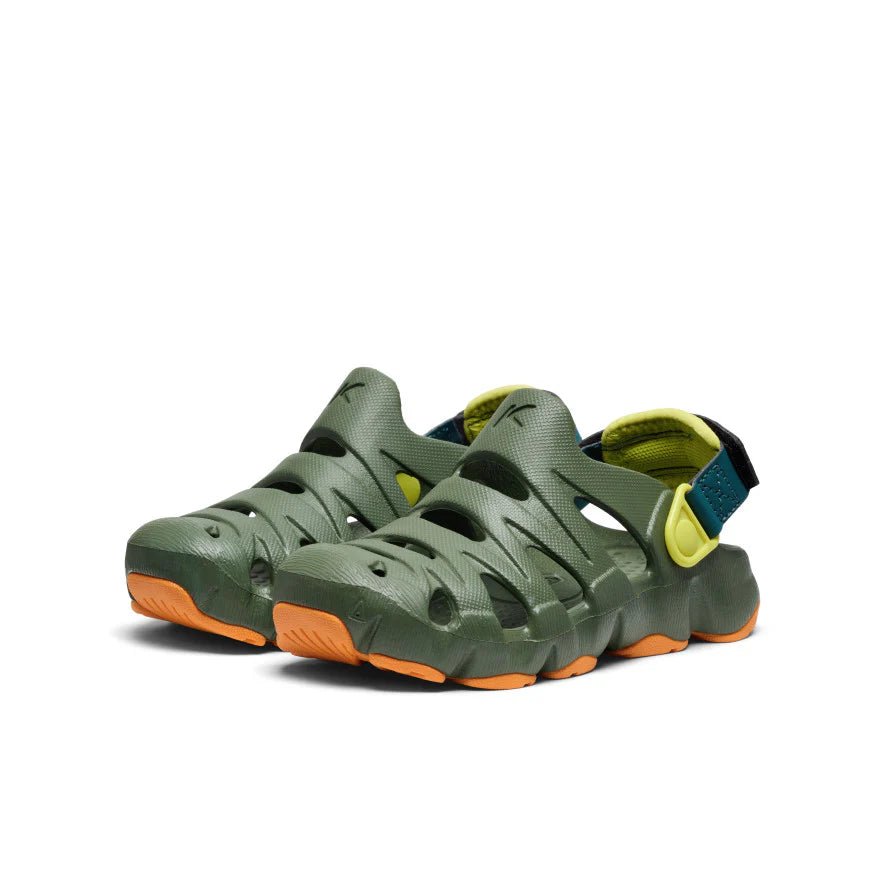 Keen Kids' HyperFLT Clog - Bronze Green/Orange Peel - Princess and the Pea Boutique