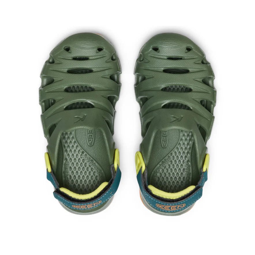 Keen Kids' HyperFLT Clog - Bronze Green/Orange Peel - Princess and the Pea Boutique