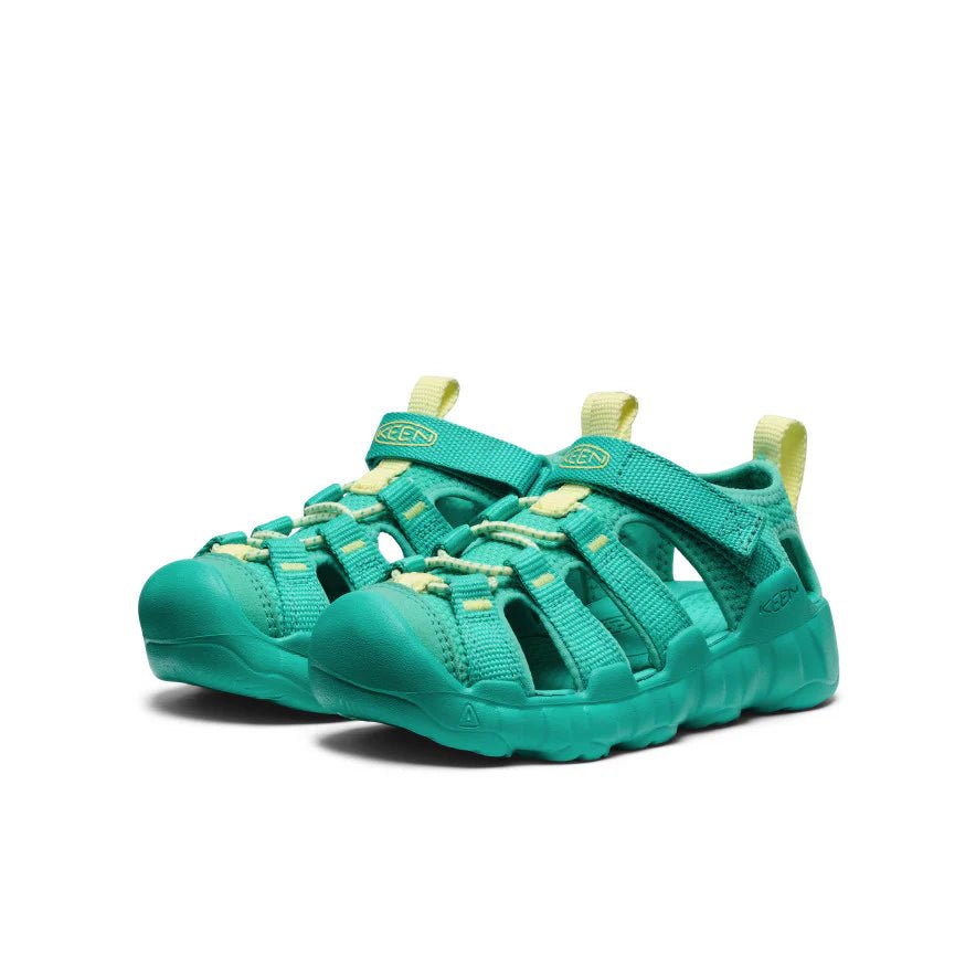 Keen Little Kids’ Hyperport H2 Sandal - Bright Aqua/Wax Yellow - Princess and the Pea Boutique