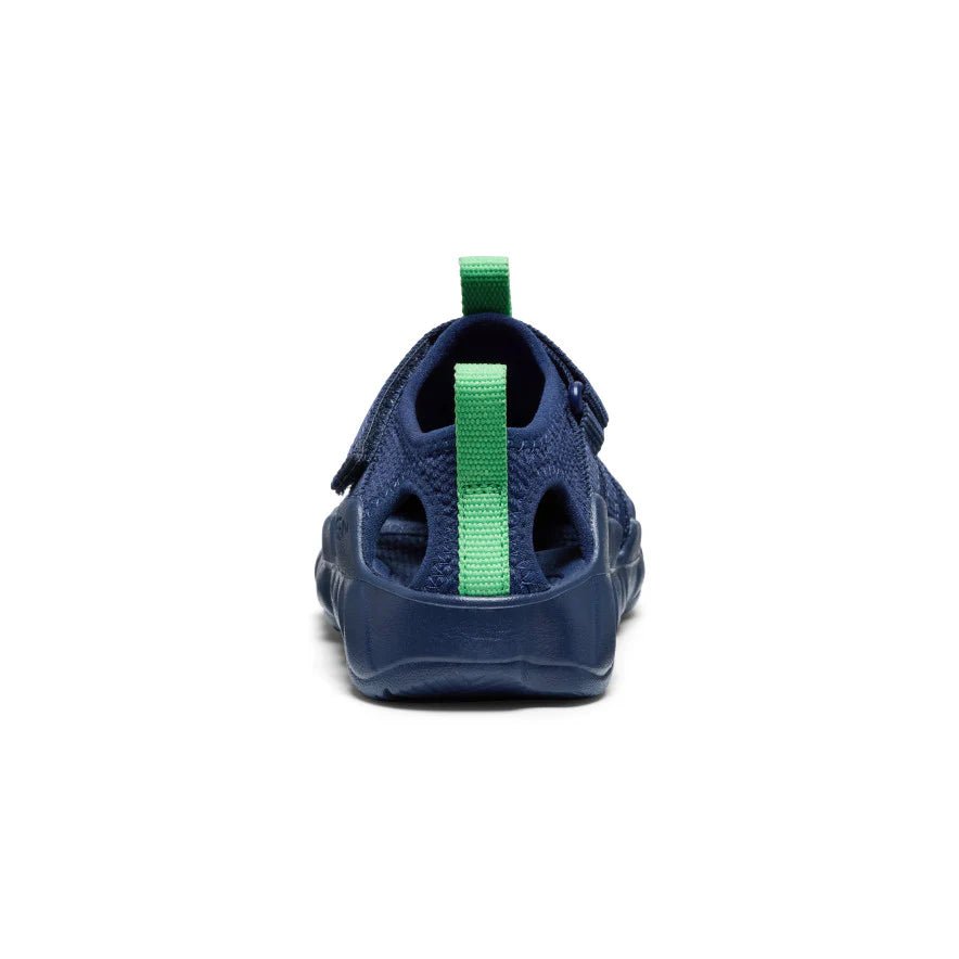 Keen Little Kids’ Hyperport H2 Sandal - Naval Academy/Vibrant Green - Princess and the Pea Boutique