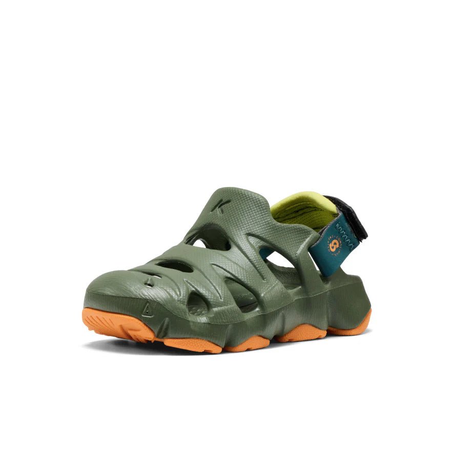 Keen Toddlers' HyperFLT Clog - Bronze Green/Orange Peel - Princess and the Pea Boutique