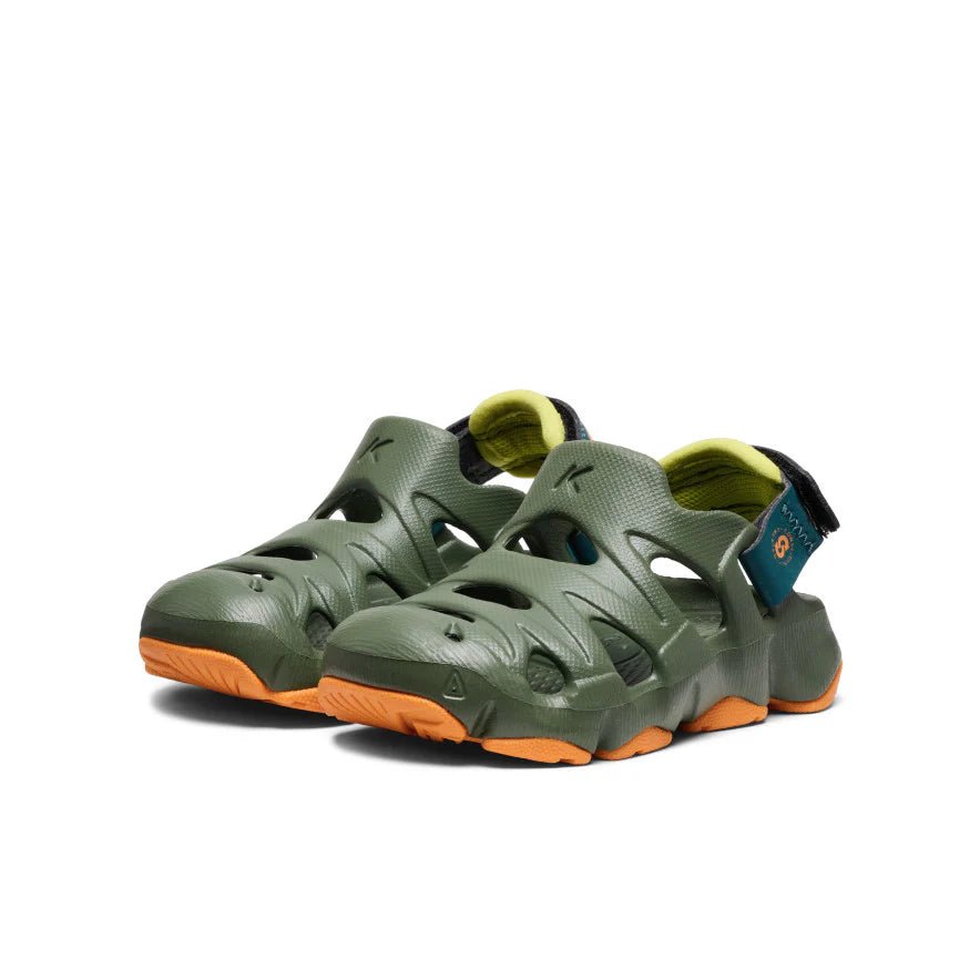 Keen Toddlers' HyperFLT Clog - Bronze Green/Orange Peel - Princess and the Pea Boutique