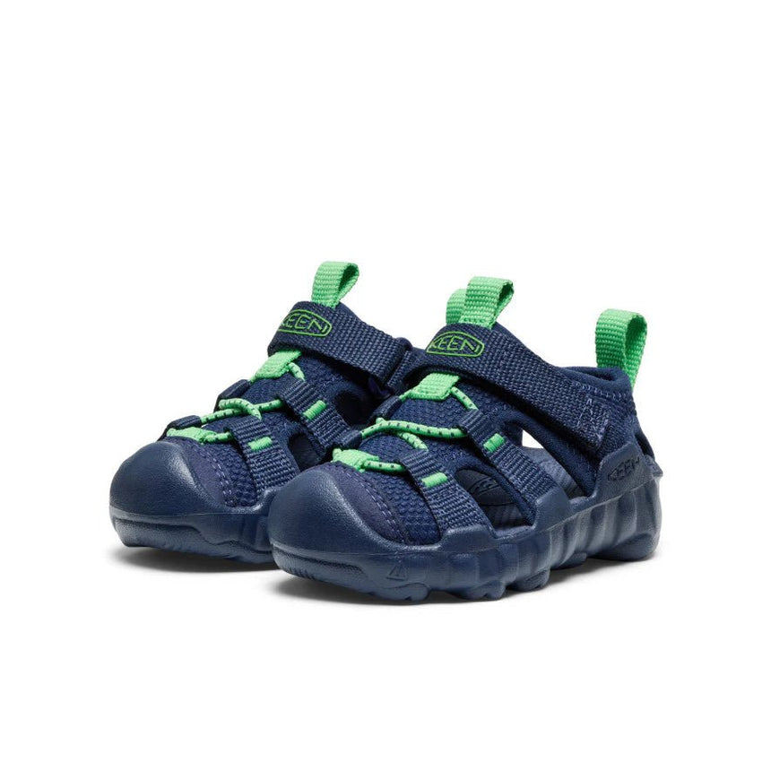 Keen Toddlers' Hyperport H2 Sandal Naval Academy/Vibrant Green - Princess and the Pea Boutique