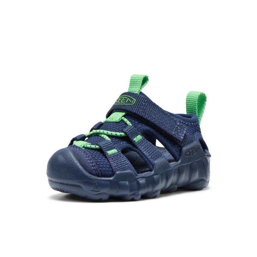 Keen Toddlers' Hyperport H2 Sandal Naval Academy/Vibrant Green - Princess and the Pea Boutique